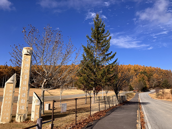 グラウンド入口(11月6日時点)