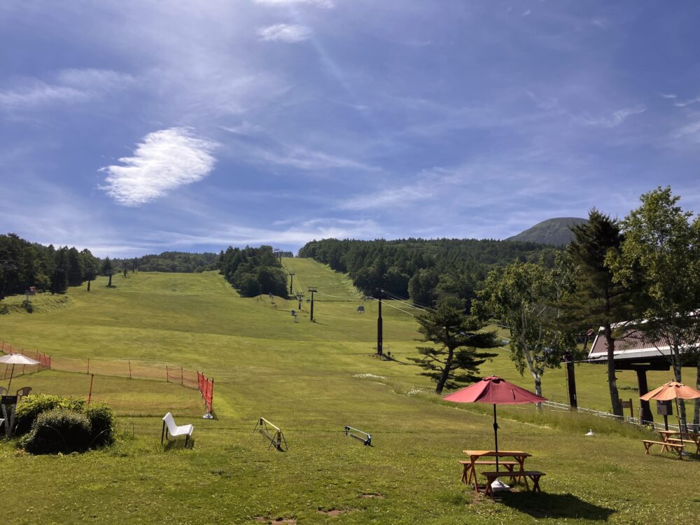 御泉水自然園 → 白樺高原総合観光センターへの下山路(中~上級者向け) 約1km