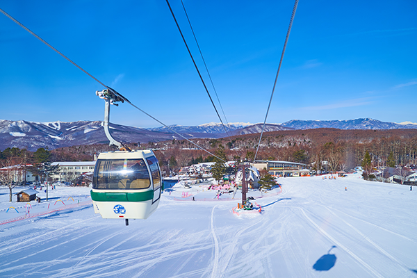 冬の白樺高原国際スキー場